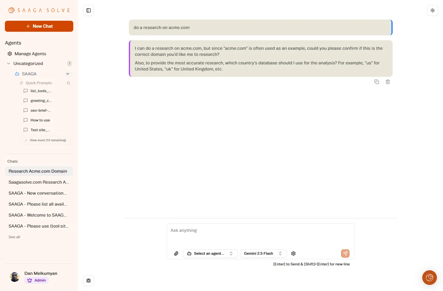 Input Your Prompt